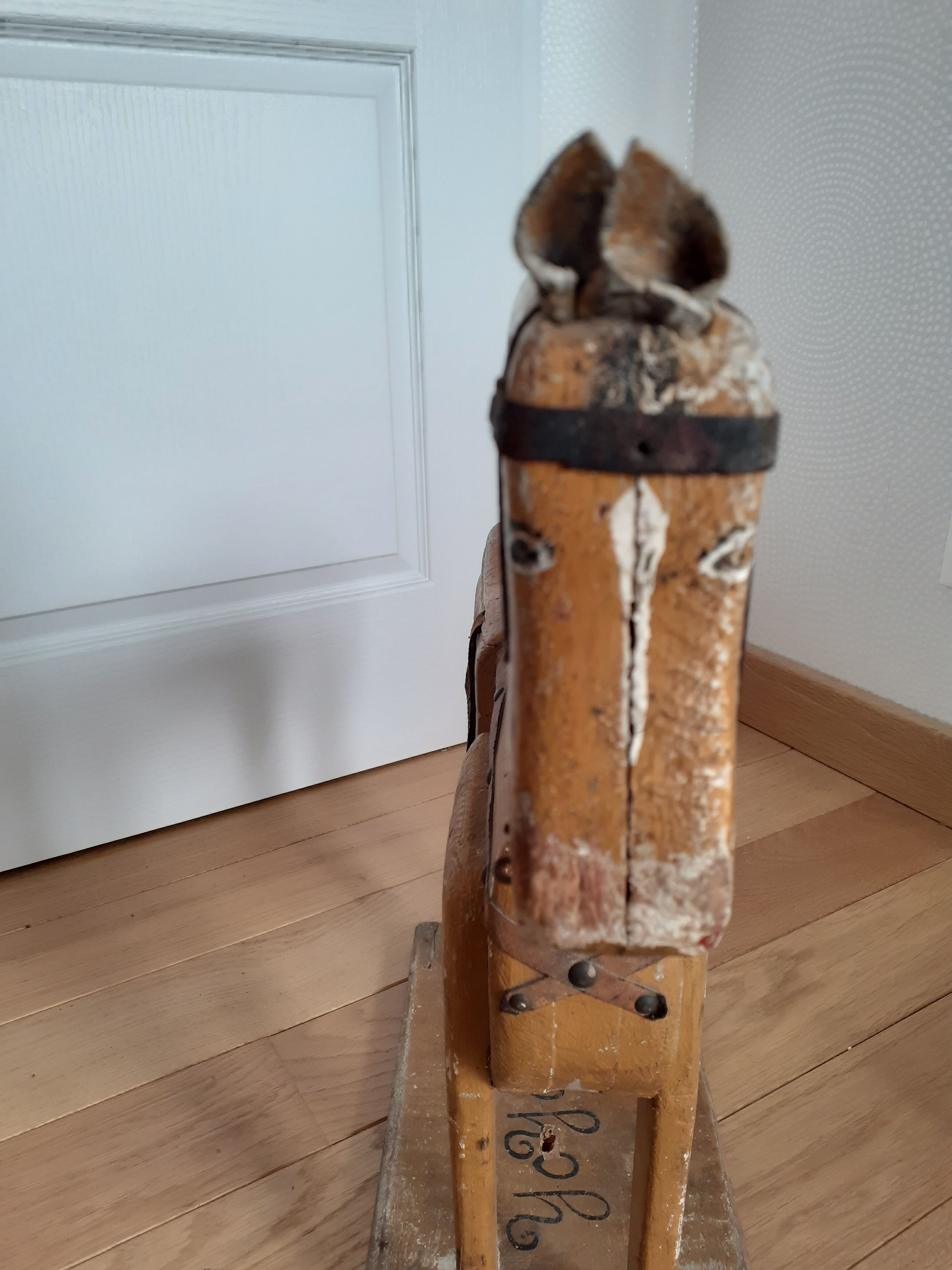 Antique wooden horse