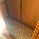 Vintage wardrobe with compass feet