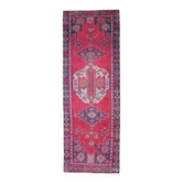 Couloir en laine turc Oushak vintage fait main 122x355