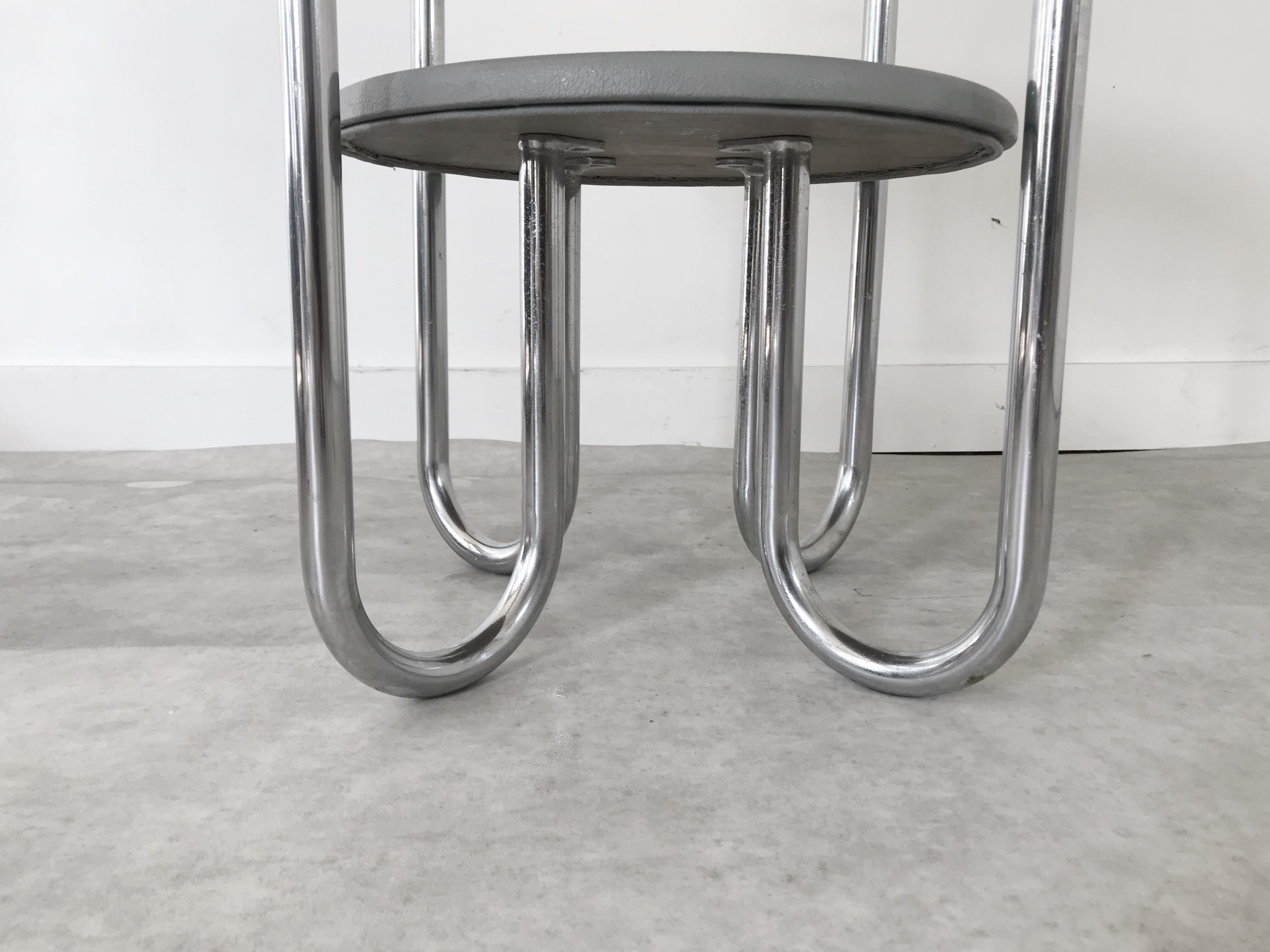 Beautiful round side table from 1950