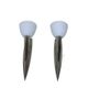 A pair of vintage ‘Torches’ wall lights, 1980s/1990s – steel and glass, E27