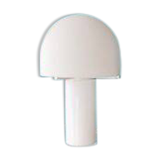 Glass Mushroom Table Lamp by Glashutte Limburg