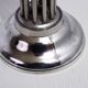 Candle holder in silver metal