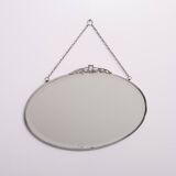 Miroir ovale Art Déco France années 1930