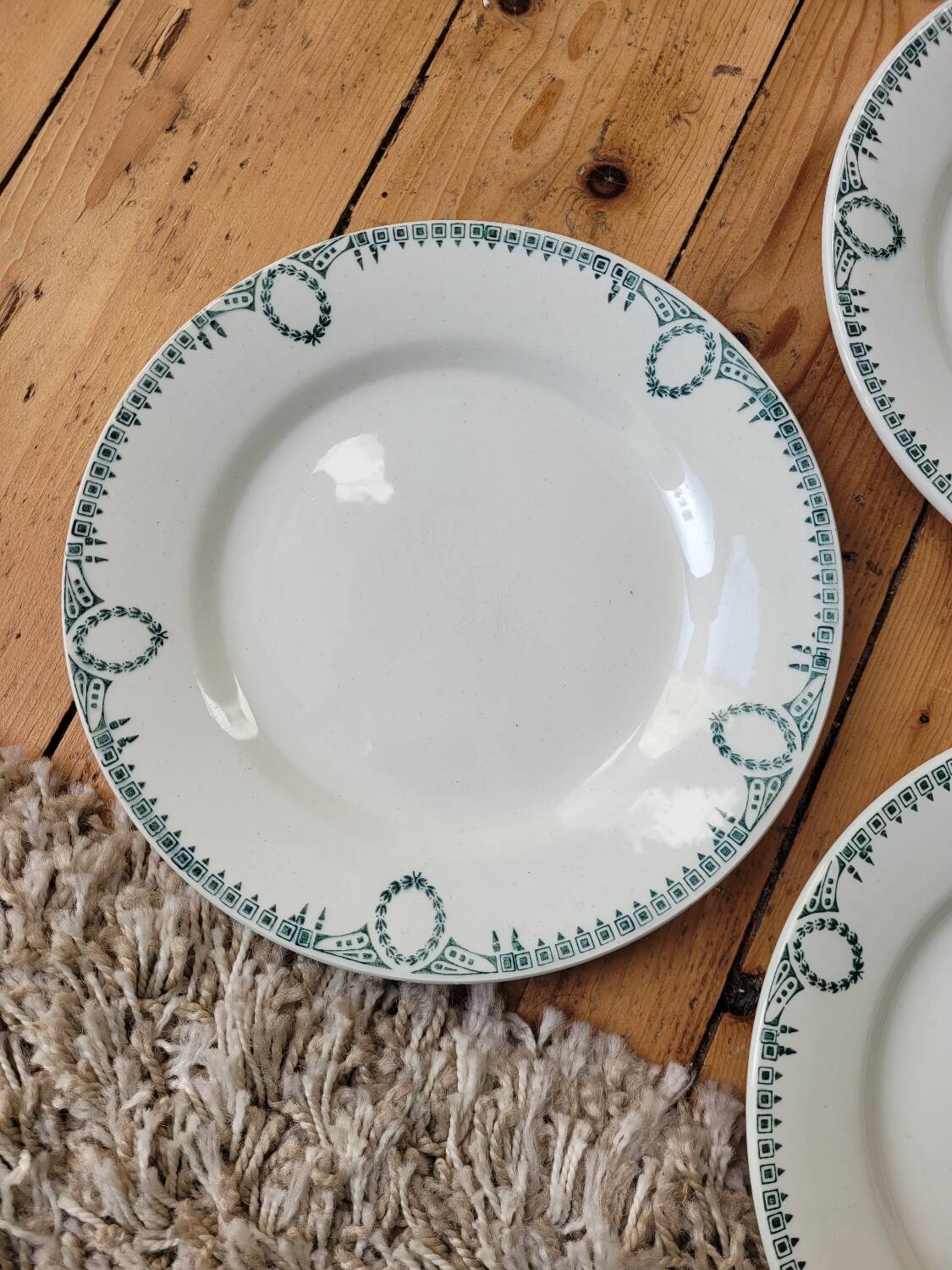 Set 6 soup plates and 6 flat plates n°418 ceranord