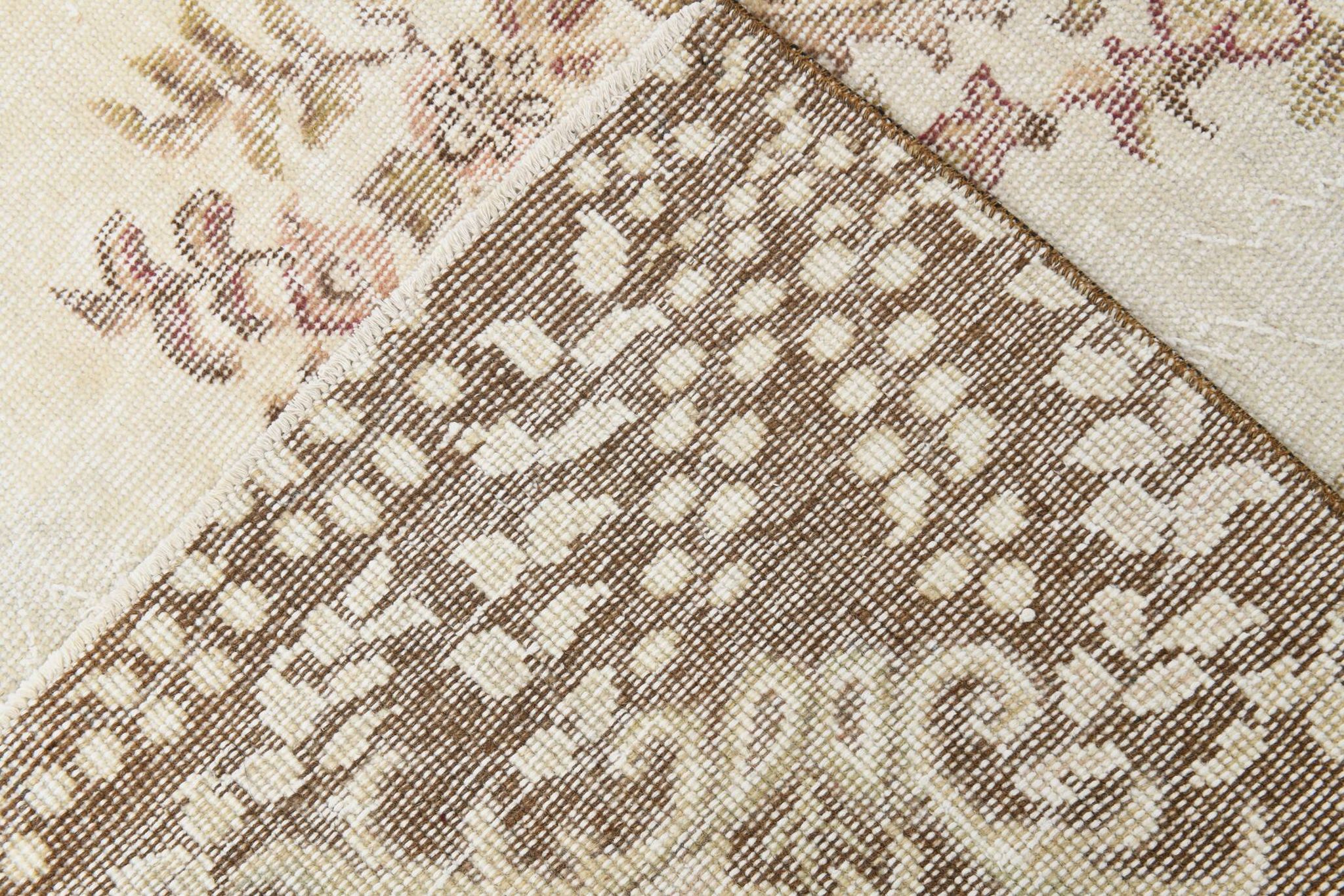 5x9 Rug For Living Room Brown Vintage Rug, 170x272Cm SK 5105