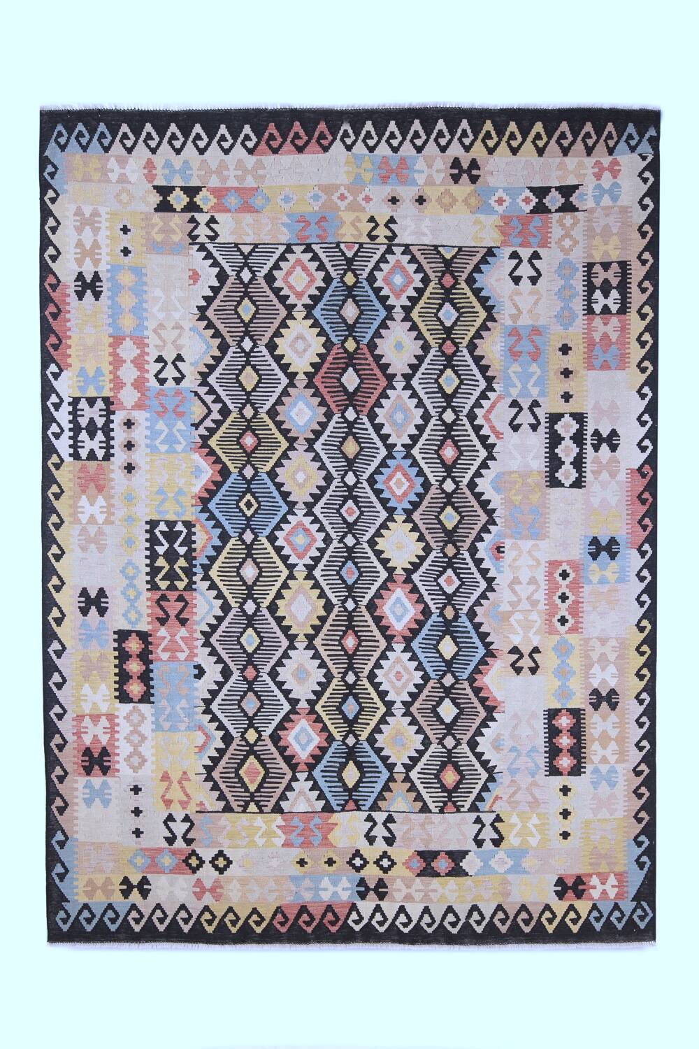 KILIM AFGHAN CONTEMPORAIN 240 x 186 cm