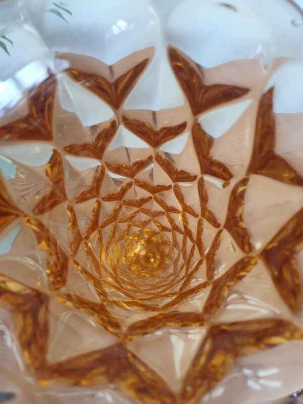 Vintage crystal vase