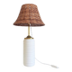 Midcentury Ceramic and Brass Table Lamp by Carstens Tönnieshof, 1960s