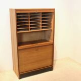 Dutch Library Office Storage Cabinet with Sliding Door