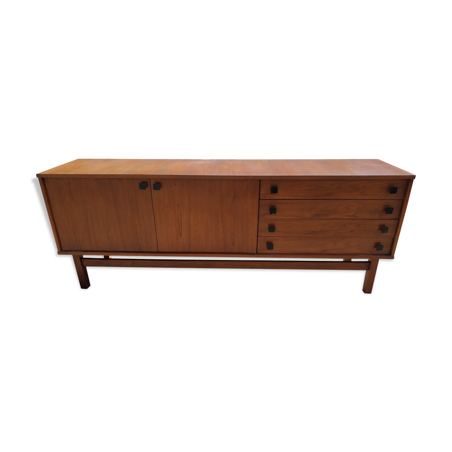 Sideboard in wood and metal 1960