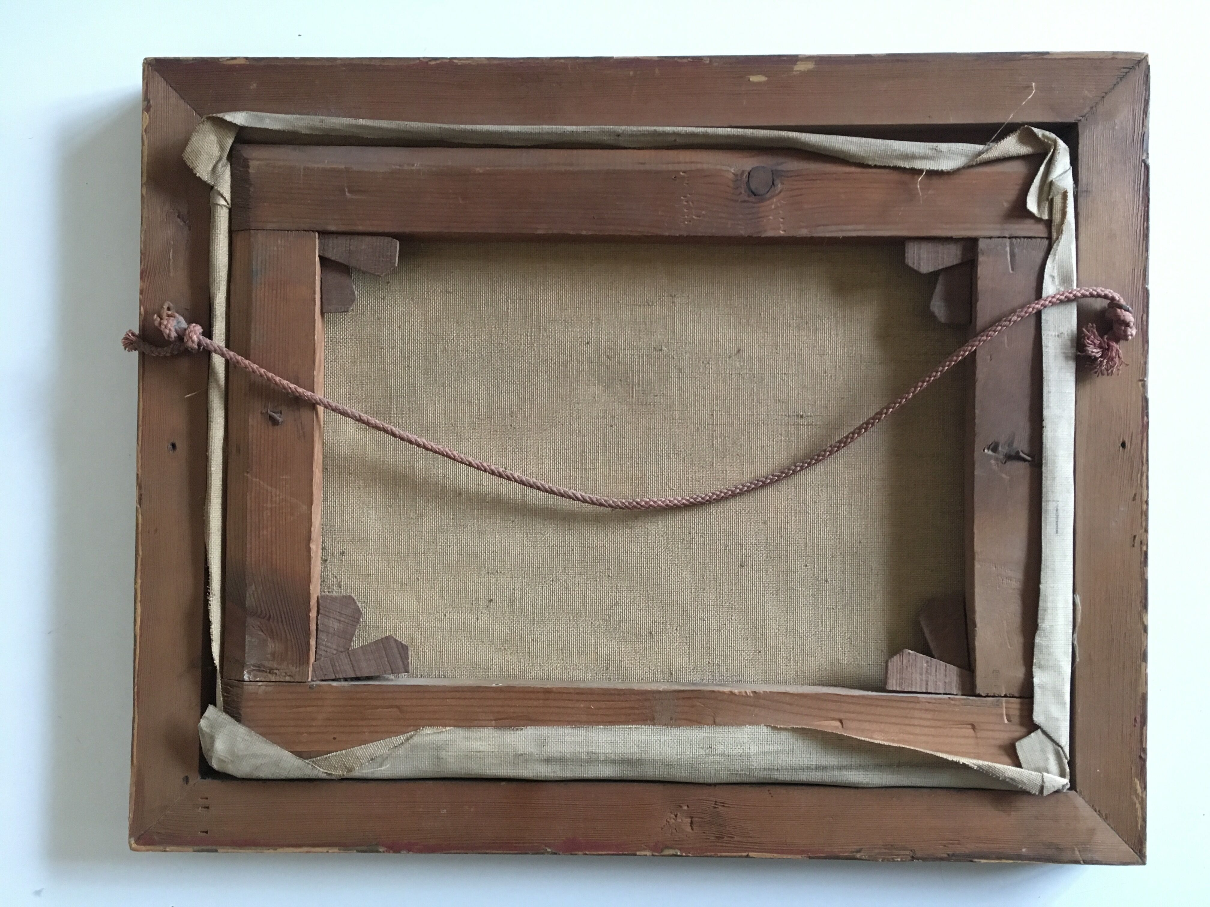 Oil on canvas flowers Flanders 1914