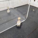 Vintage Plexiglas and Glass Coffee Table by David Lange 1970s