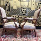 Paire de fauteuils Louis Philippe