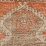 3x10 Peach Red Soft Vintage Turkish Runner Rug, 86x303Cm SK 20297