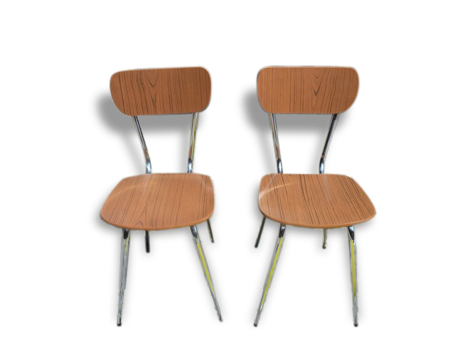 Set of 6 chairs in formica