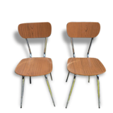 Set of 6 chairs in formica