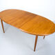 Danish teak oval extending dining table by Gudme Möbelfabriken, 1960s