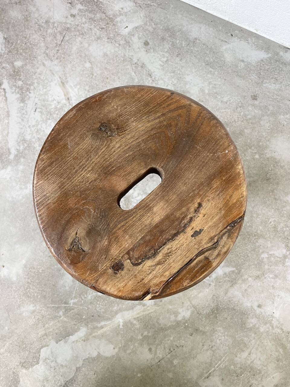 Oak tripod stool 1950