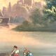 French school of the 19th century. Port scene. Oil on canvas, framed.