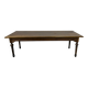 Large antique oak farmhouse table – 229 cm