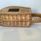 Wicker rattan bottle holder Bouchard Beaune côte d'or