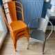 3 chairs and 1 Tolix armchair