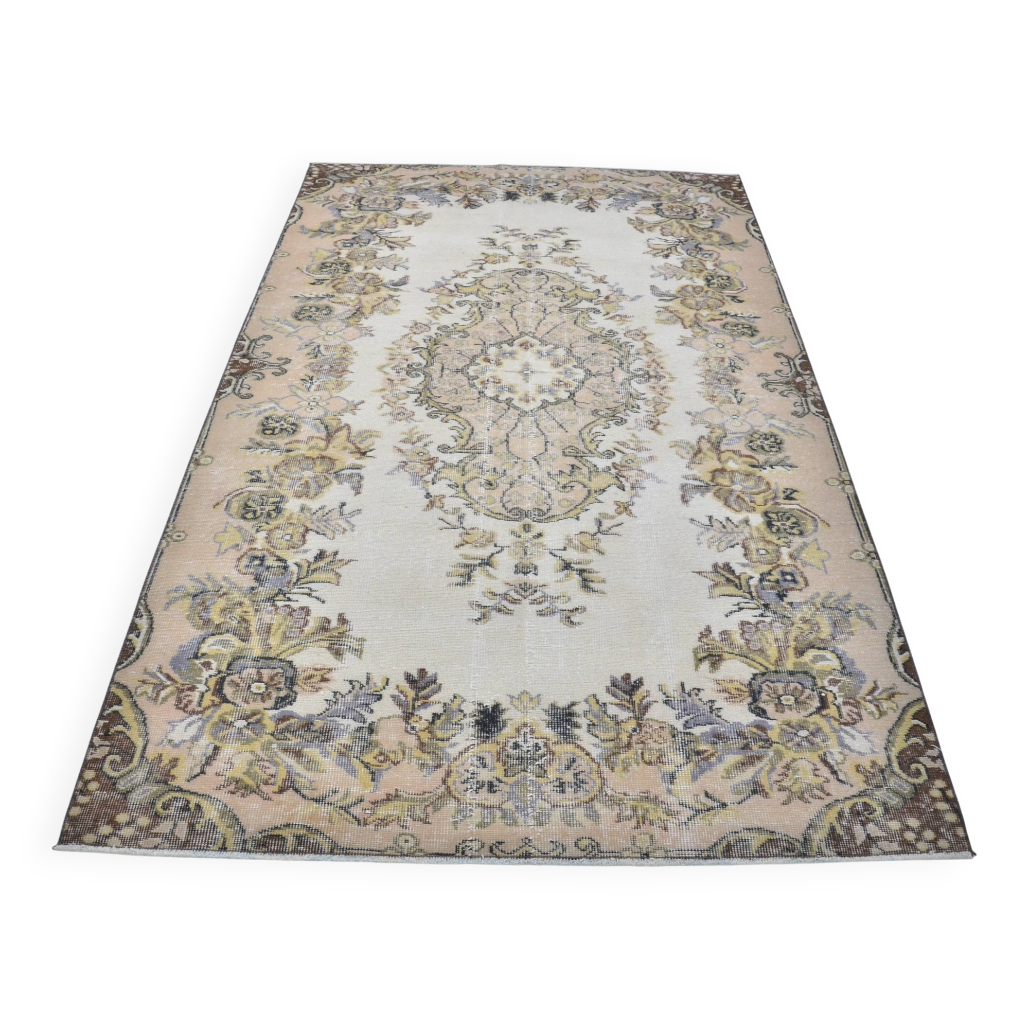Oushak Turkish Vintage Rug sku 3100
