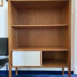 Scandinavian vintage library storage cabinet