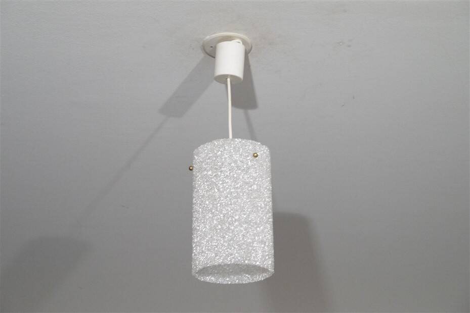 Vintage perspex pendant light 1960