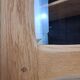 GLASS CABINET IN SOLID OAK