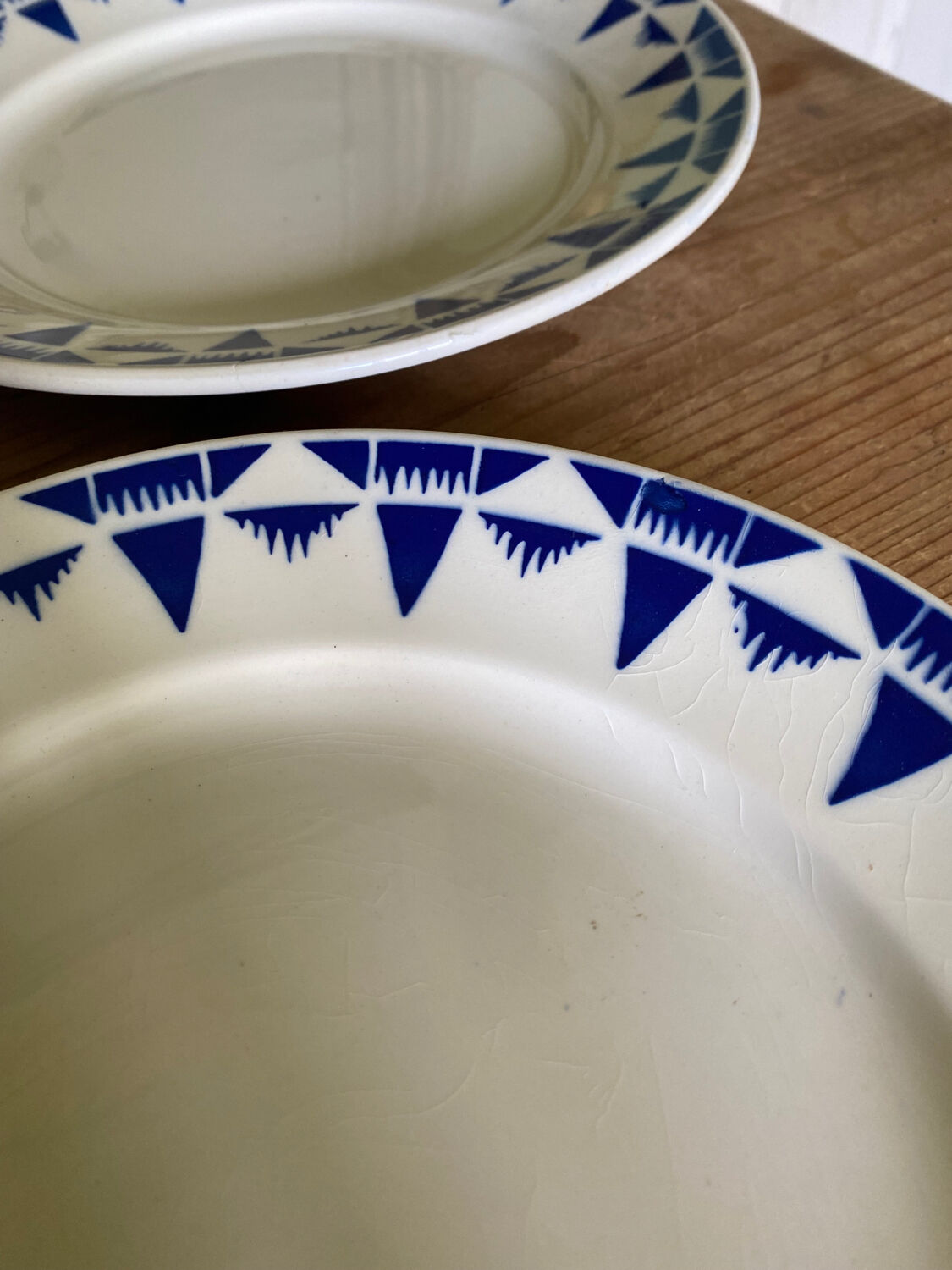 4 flat plates old Gaston Badonviller