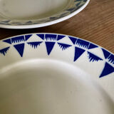 4 flat plates old Gaston Badonviller
