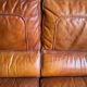 Canapé cuir vintage 2 places 