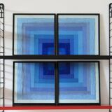 Woven fabric Polar Sky – "Mosaics" Collection