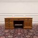 Large classic English desk with back panel