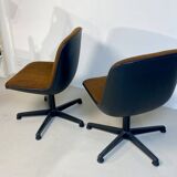 Pair of Comforto armchairs from the 1970s.