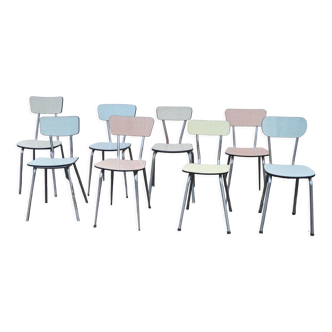 Set of Formica chairs