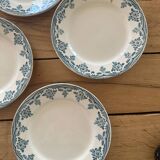 4 ironstone plates