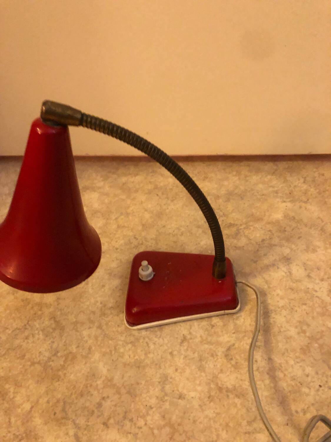 Orange 60s lamp