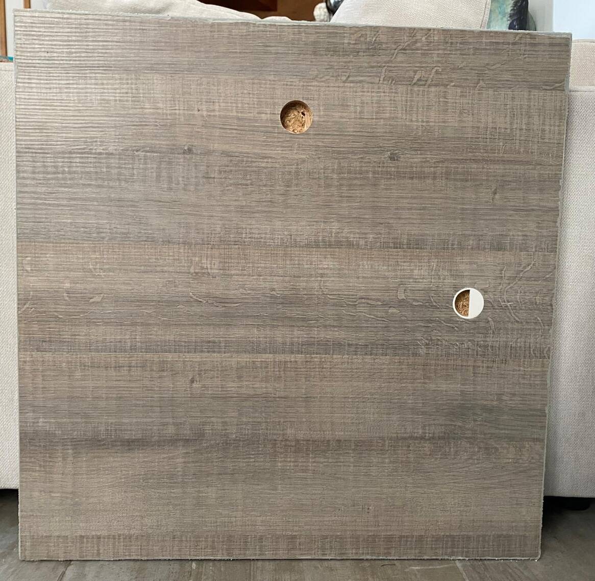 Miroir en bois et coquillages