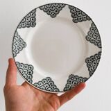 Terre de fer St Amand dessert plates.