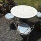 Belle Epoque wrought iron lounge
