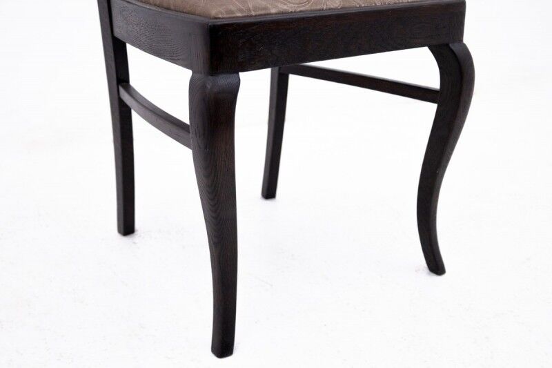 Antique table + chairs set, Western Europe, early 20th century.