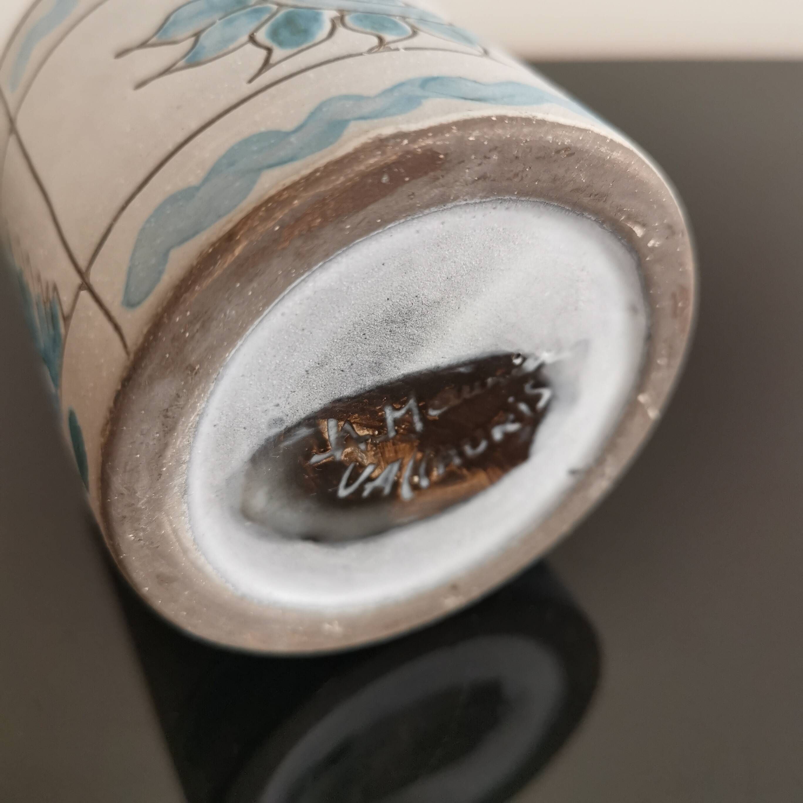 Small ceramic pot/mug by Alain Maunier Vallauris