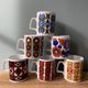 Set of 6 vintage mug staffordshire potteries made in England