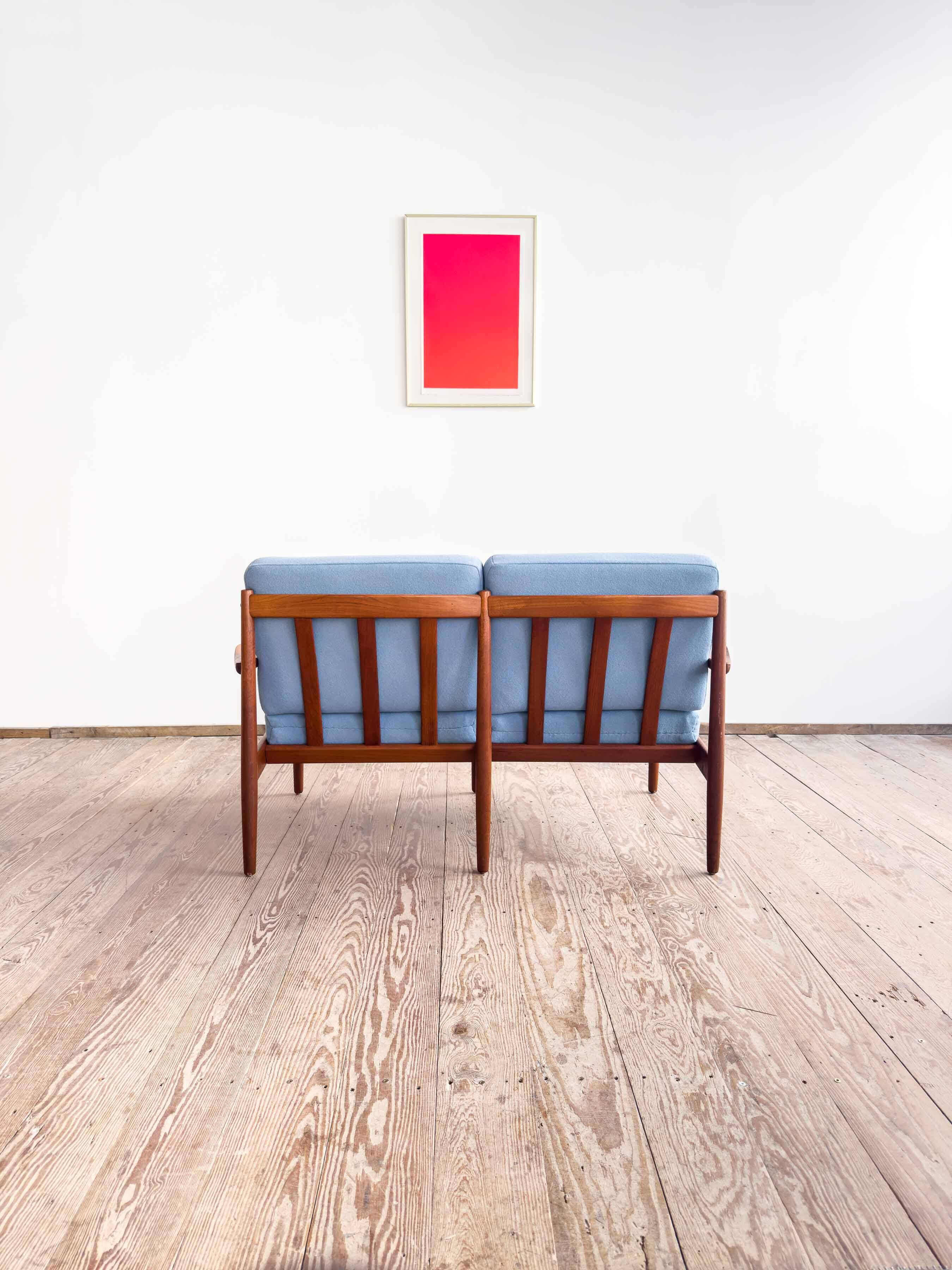 Canapé deux places danois Mid-Century Modern par Glostrup, années 1950