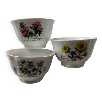 3 Mobil Winterling porcelain bowls