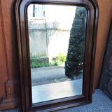 Miroir arqué d' époque et de style Napoléon III - 82 x 55 cm