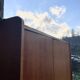 Blonde wood wardrobe 1970